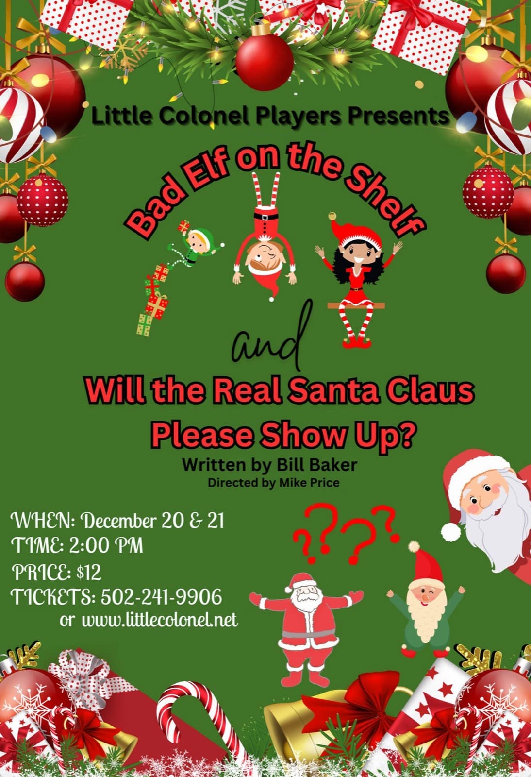 LCP Christmas Show for Kids: Bad Elf on the Shelf & Will the Real Santa Please Show Up? poster